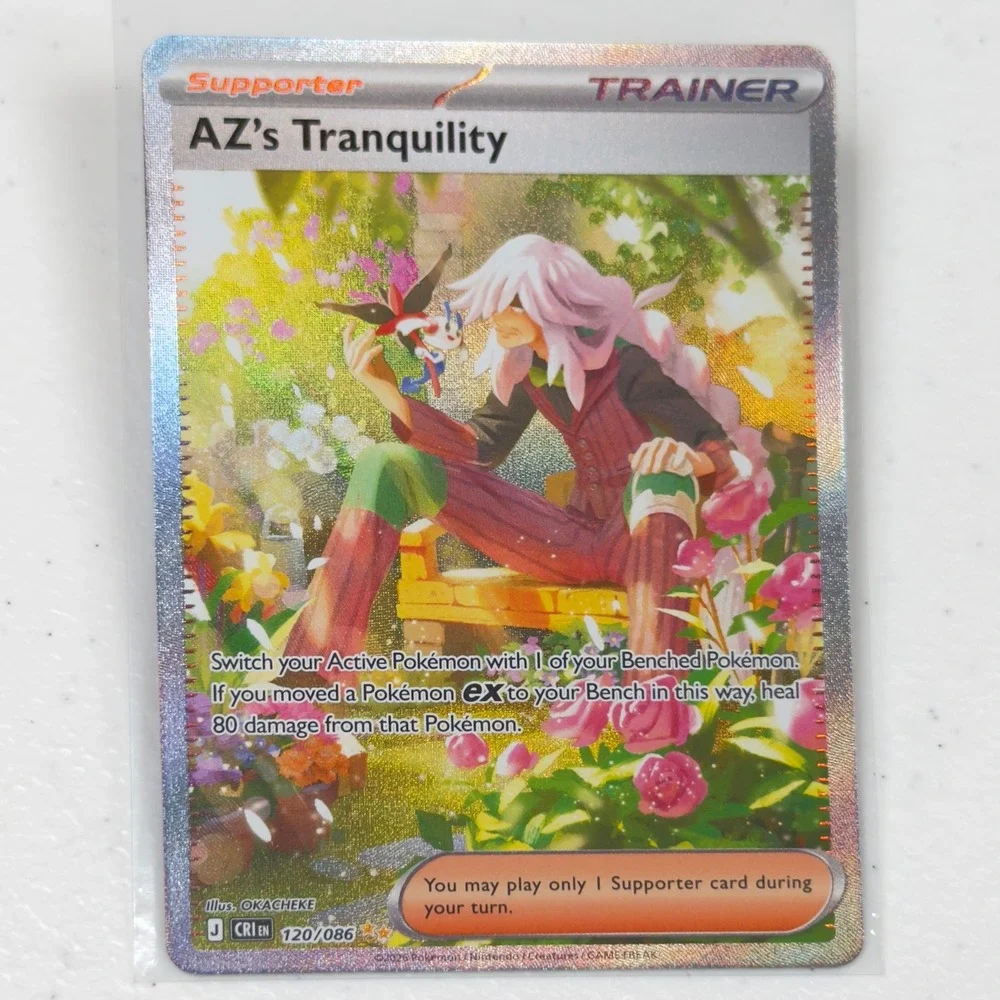 Pokemon AZ's Tranquility 120/086 Crimson Haze Special Illustration Rare Full Art